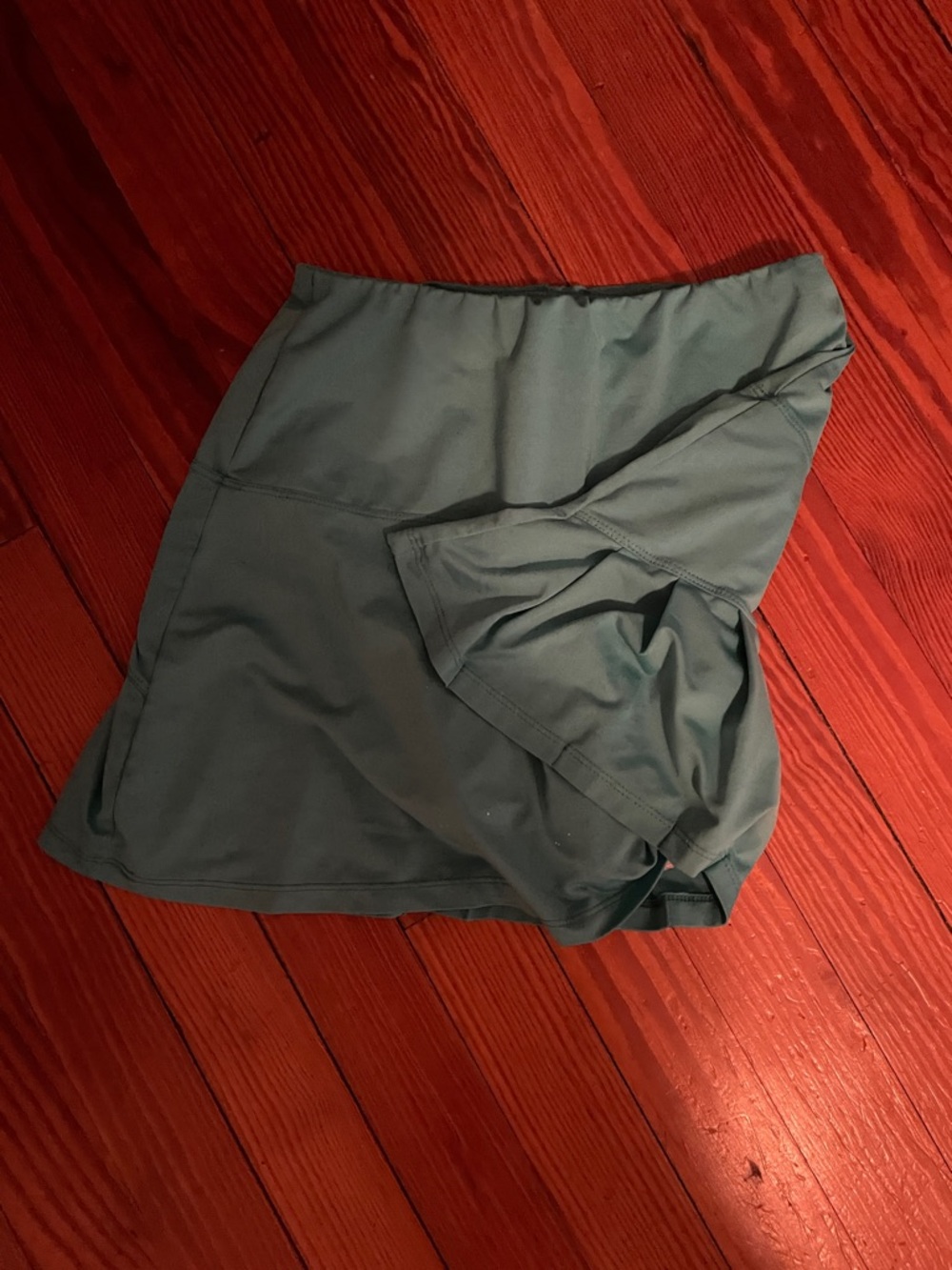 Teal Athletic Skort with Built-In Shorts